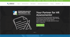 Desktop Screenshot of performanceprograms.com
